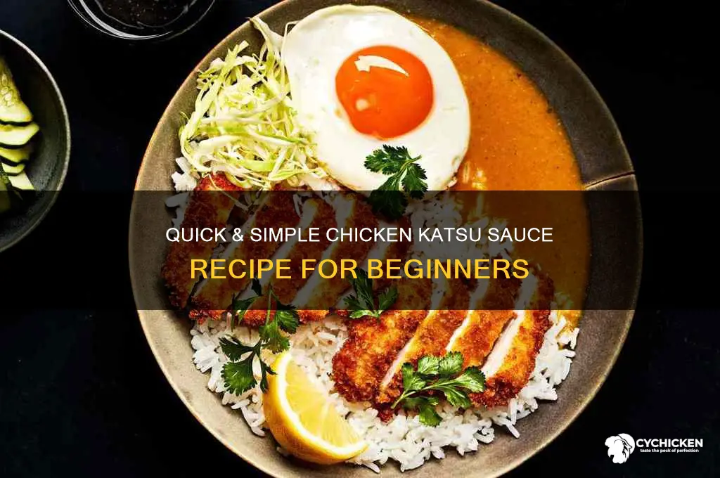 how to make easy chicken katsu sauce