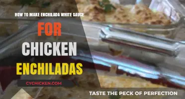 Creamy White Sauce Recipe for Perfect Chicken Enchiladas Every Time