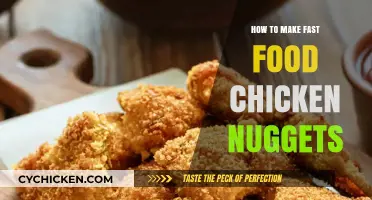 Quick & Crispy: Homemade Fast Food Chicken Nuggets Recipe