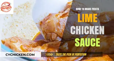 Easy Fiesta Lime Chicken Sauce Recipe: Zesty, Creamy, and Delicious