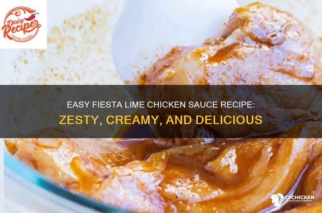 how to make fiesta lime chicken sauce