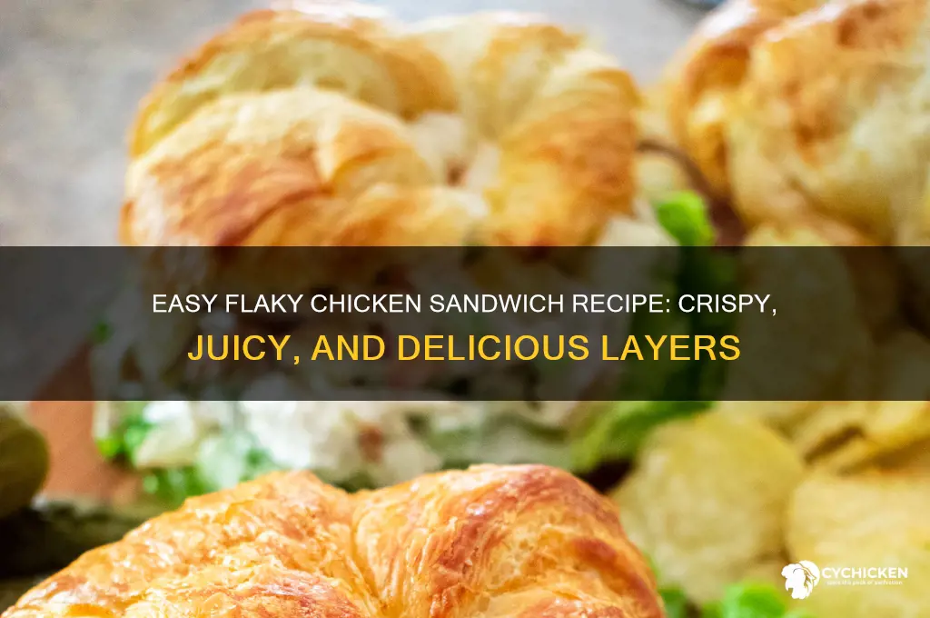 how to make flakes of chicken sandwich