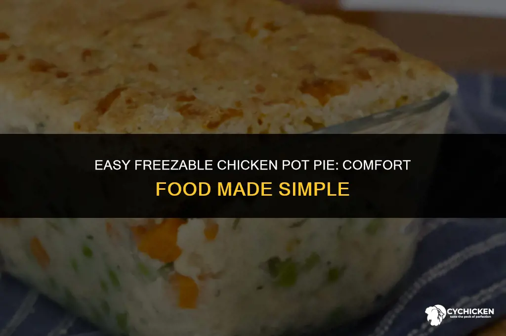 how to make freezable chicken pot pie
