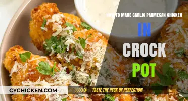 Easy Garlic Parmesan Chicken in a Crock Pot