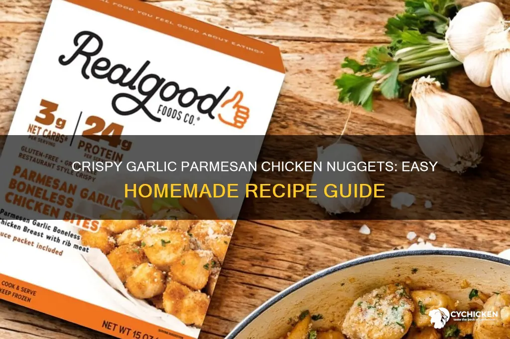 how to make garlic parmesan chicken nuggets
