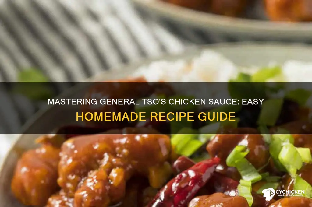 how to make general tao chicken sauce