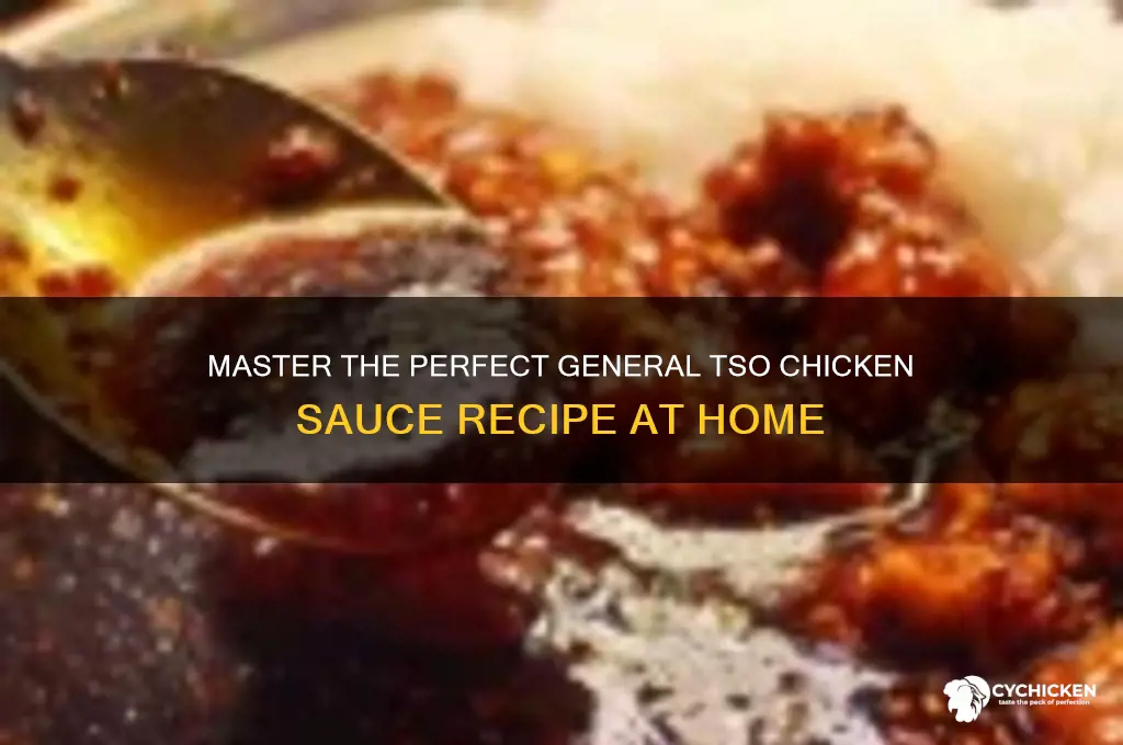 how to make general tso chicken sauce