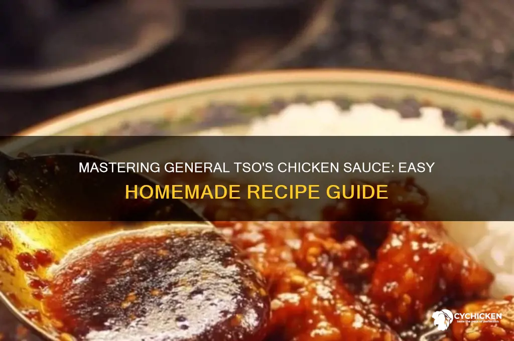 how to make generals chicken sauce