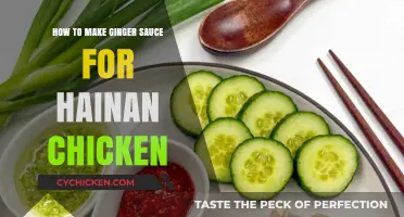 Perfect Ginger Sauce Recipe for Authentic Hainan Chicken Delight