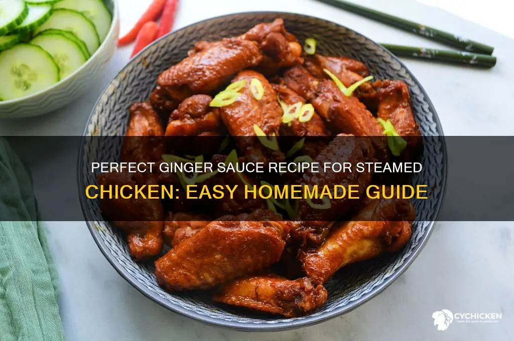 how to make ginger sauce for steamed chicken
