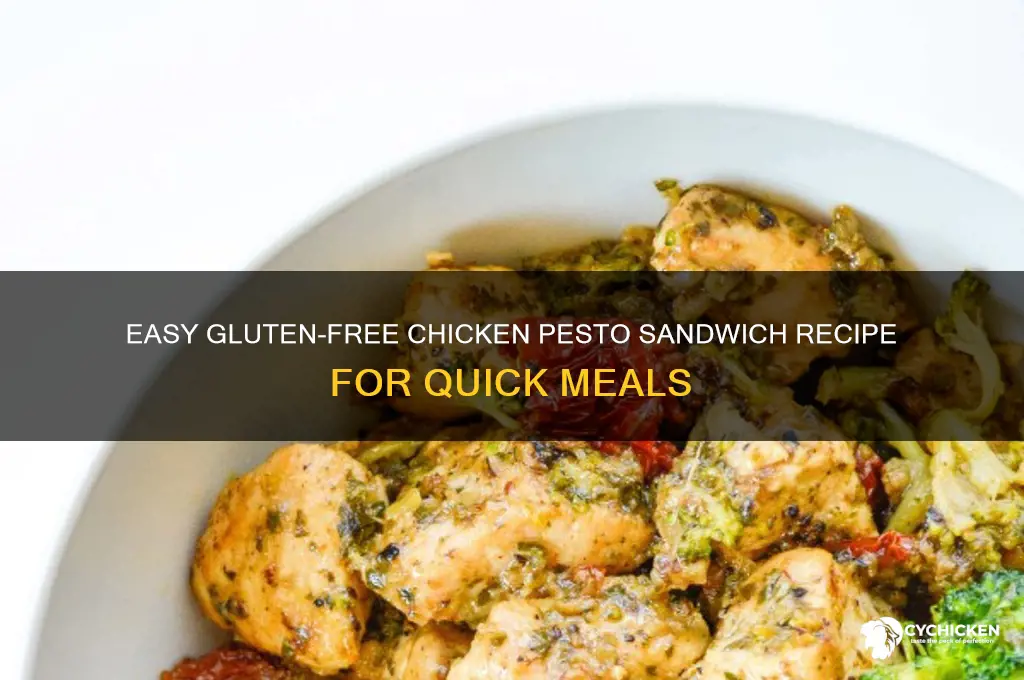how to make gluten free chicken pesto sandwiches