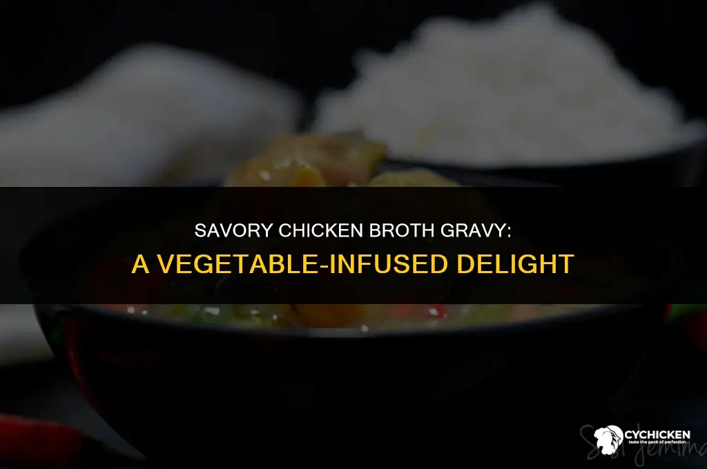 how to make gravy with chicken broth and vegetable