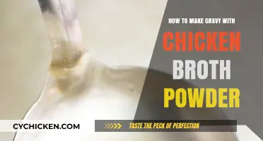 From Powder to Perfection: Crafting Rich Gravy with Chicken Broth