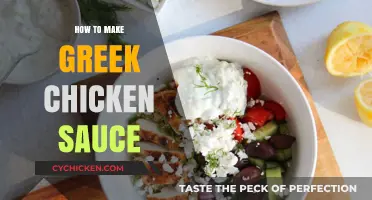 Easy Greek Chicken Sauce Recipe: A Flavorful Mediterranean Delight