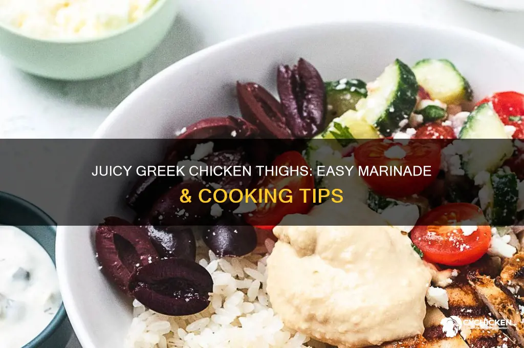 how to make greek chicken thighs