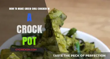 Spicy and Easy: Green Chili Chicken in a Crock Pot Delight