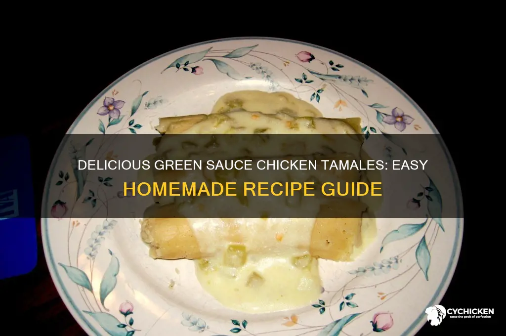 how to make green sauce chicken tamales