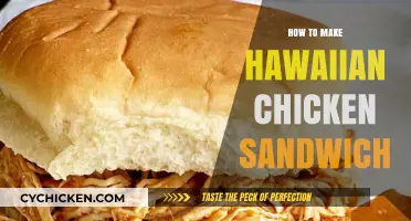Easy Hawaiian Chicken Sandwich Recipe: Tropical Flavors in Every Bite