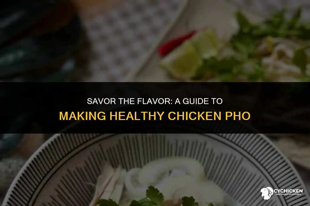 how to make healthy chicken pho