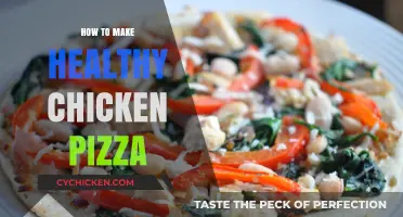 Delicious and Nutritious: Homemade Healthy Chicken Pizza Recipe