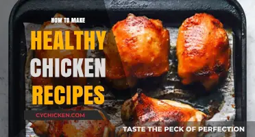Wholesome Wings: Crafting Nutritious Chicken Delights