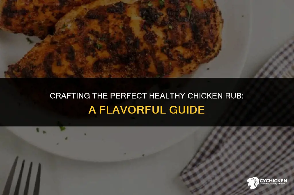 how to make healthy chicken rub