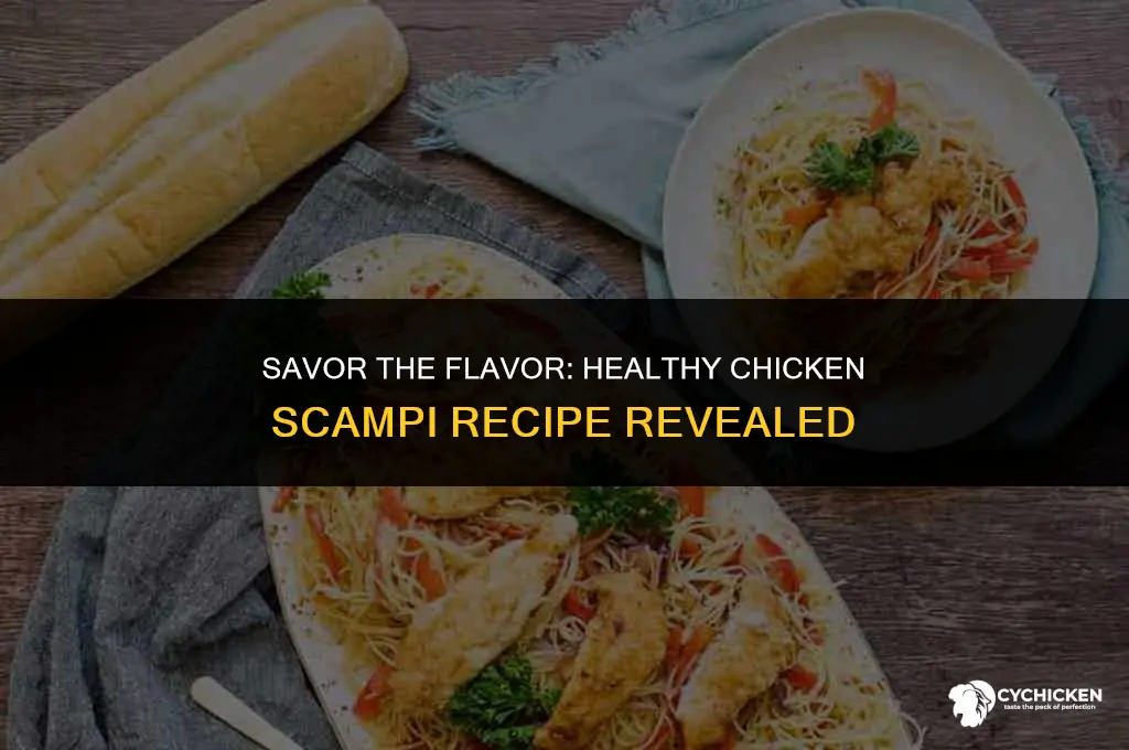 how to make healthy chicken scampi