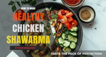 Wholesome Twist: Homemade Healthy Chicken Shawarma Recipe