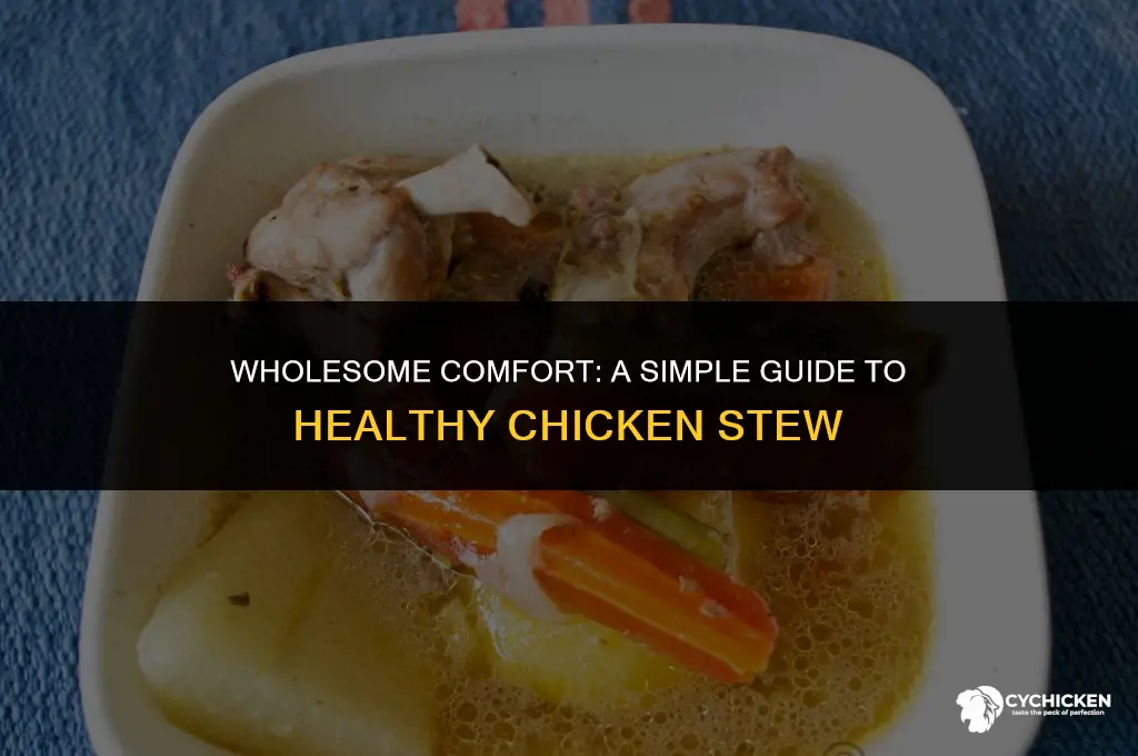how to make healthy chicken stew