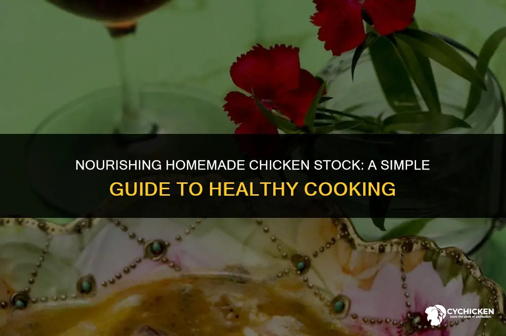 how to make healthy chicken stock
