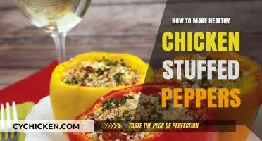 Delicious and Nutritious: Chicken-Stuffed Peppers for a Healthy Meal