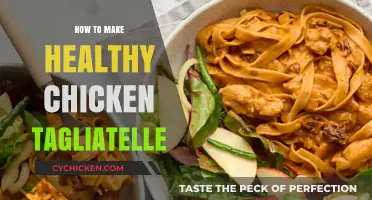 Wholesome Chicken Tagliatelle: A Nutritious Twist on a Classic Dish