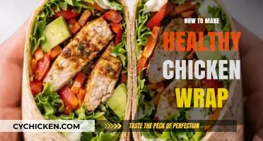 Wholesome Chicken Wrap: A Nutritious and Delicious Meal Idea