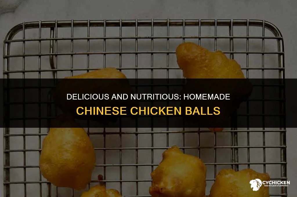 how to make healthy chinese chicken balls