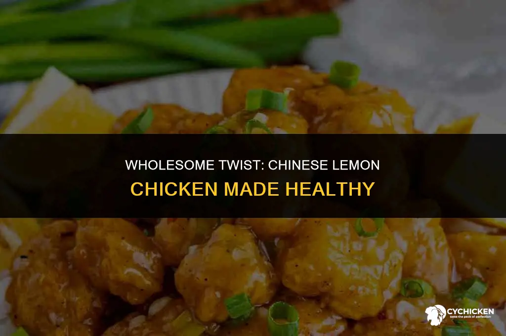 how to make healthy chinese lemon chicken