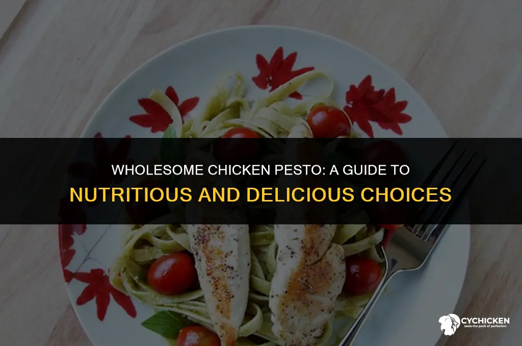 how to make healthy choice chicken pesto
