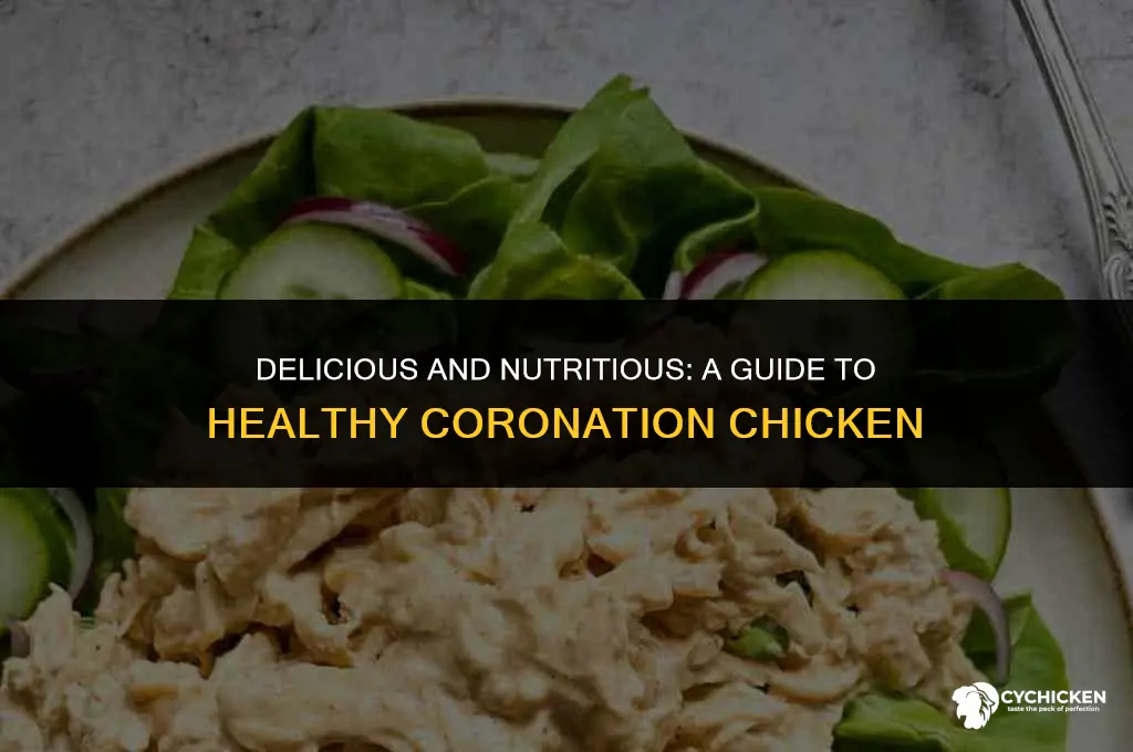 how to make healthy coronation chicken