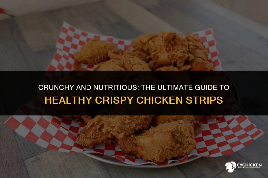 how to make healthy crispy chicken strips