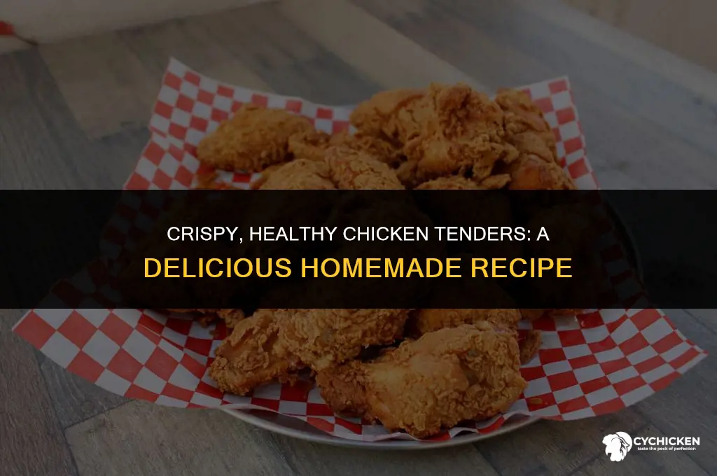 how to make healthy crispy chicken tenders