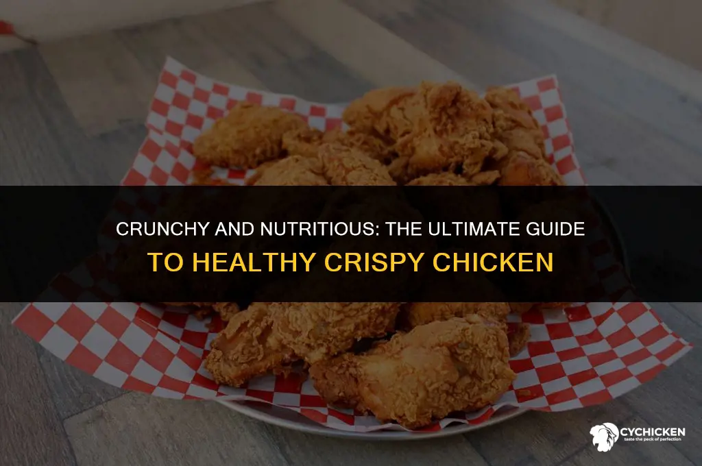 how to make healthy crispy chicken
