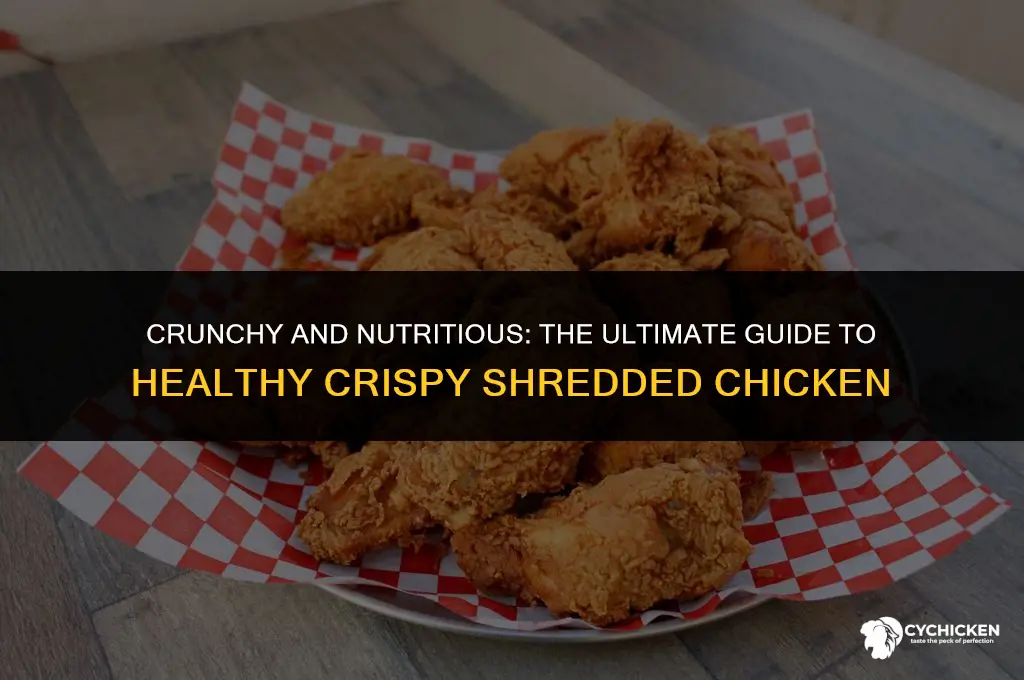 how to make healthy crispy shredded chicken