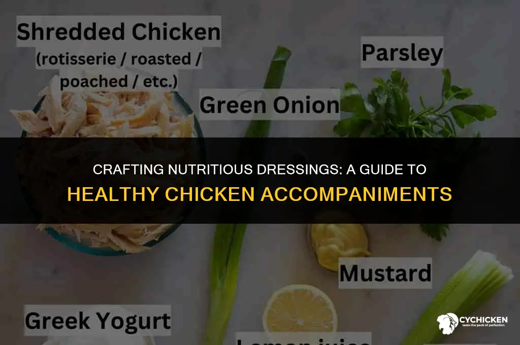 how to make healthy dressing for chicken