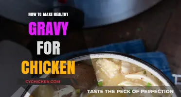 Wholesome Drizzle: Crafting Nutrient-Rich Gravy for Your Chicken Delights