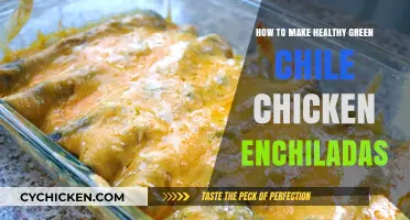 Wholesome Twist: Green Chile Chicken Enchiladas for a Nutritious Feast