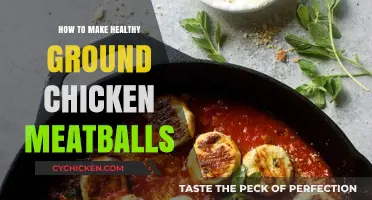Wholesome Delights: Crafting Nutritious Ground Chicken Meatballs