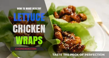 Fresh and Flavorful: A Guide to Making Healthy Lettuce Chicken Wraps