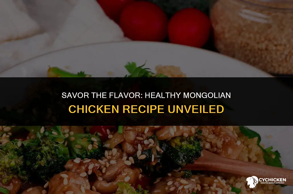 how to make healthy mongolian chicken