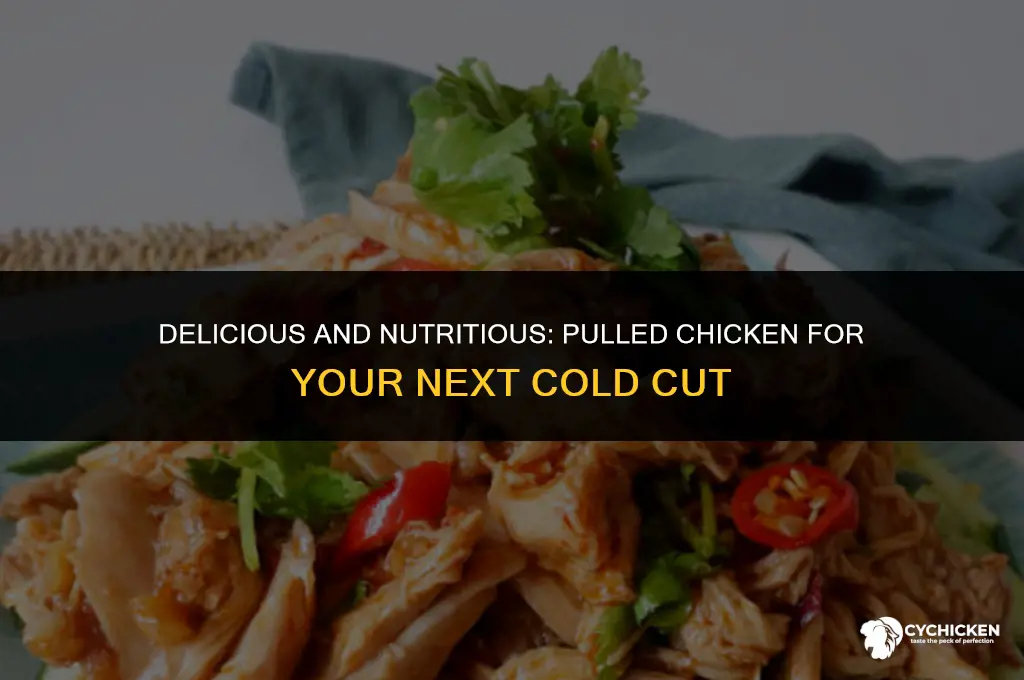 how to make healthy pulled chicken for a cold cut