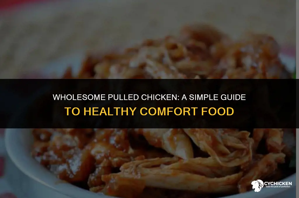 how to make healthy pulled chicken