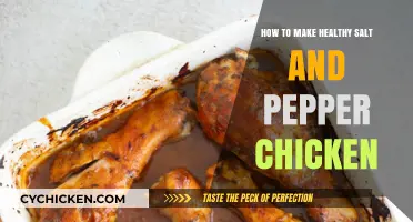 Wholesome Twist: Oven-Baked Salt and Pepper Chicken Recipe